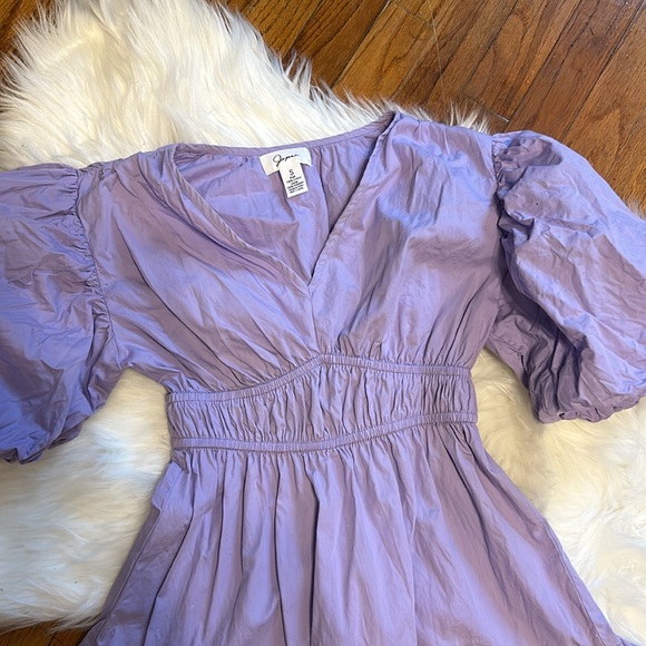 Japna Bubble Sleeve Mini Dress - Picture 3 of 4